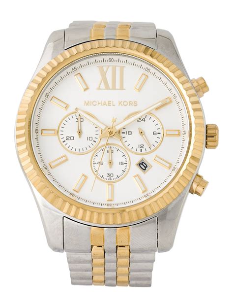 michael kors watch mk 8344|Michael Kors white dial watch.